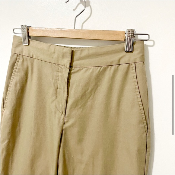 Aritzia Sunday Best Charlie Full Length Wide Leg Trouser Pant Khaki Tan size 00 - Picture 6 of 16